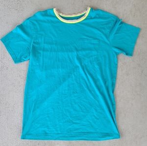 PacSun aquamarine pocket tee
